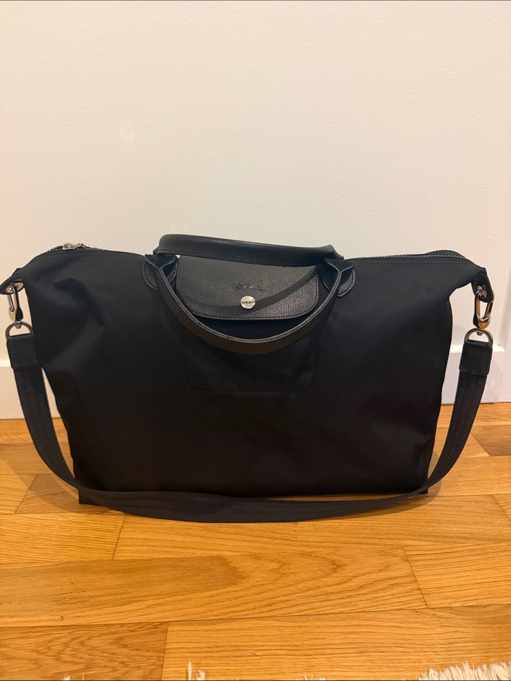 Longchamp Le Pliage Néo Large Top-Handle Tote Bag Canvas - Picture 2 of 10